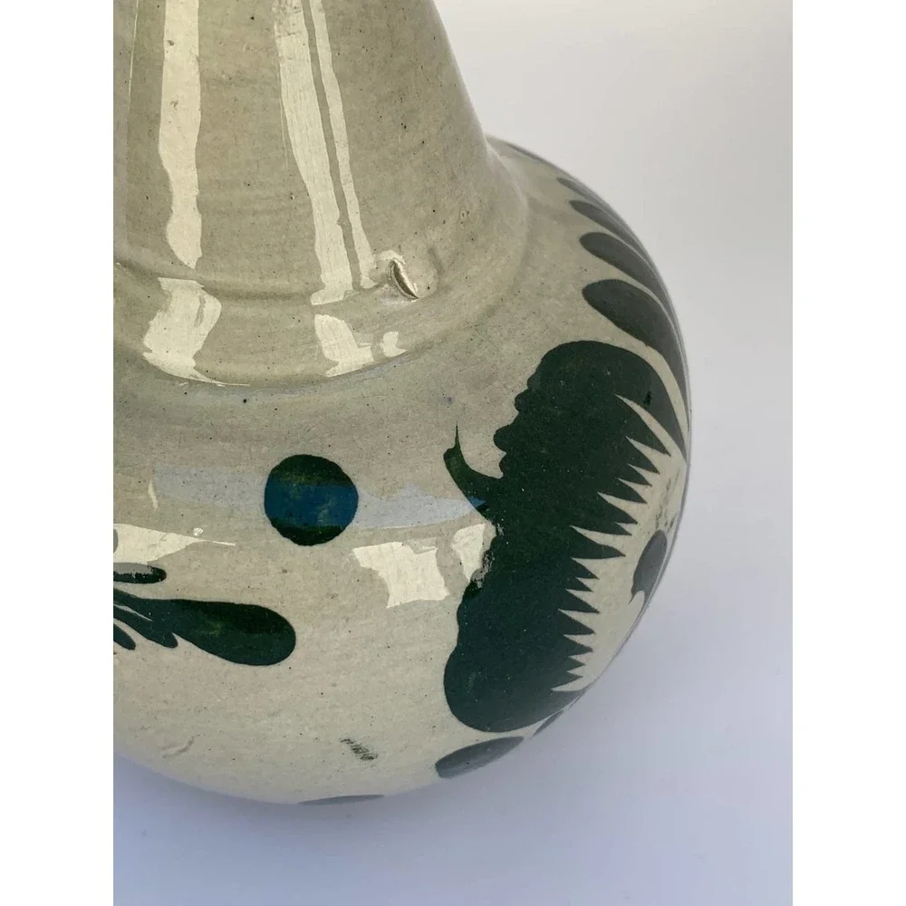 Pottery Vase Made in Mexico‎ Signed 